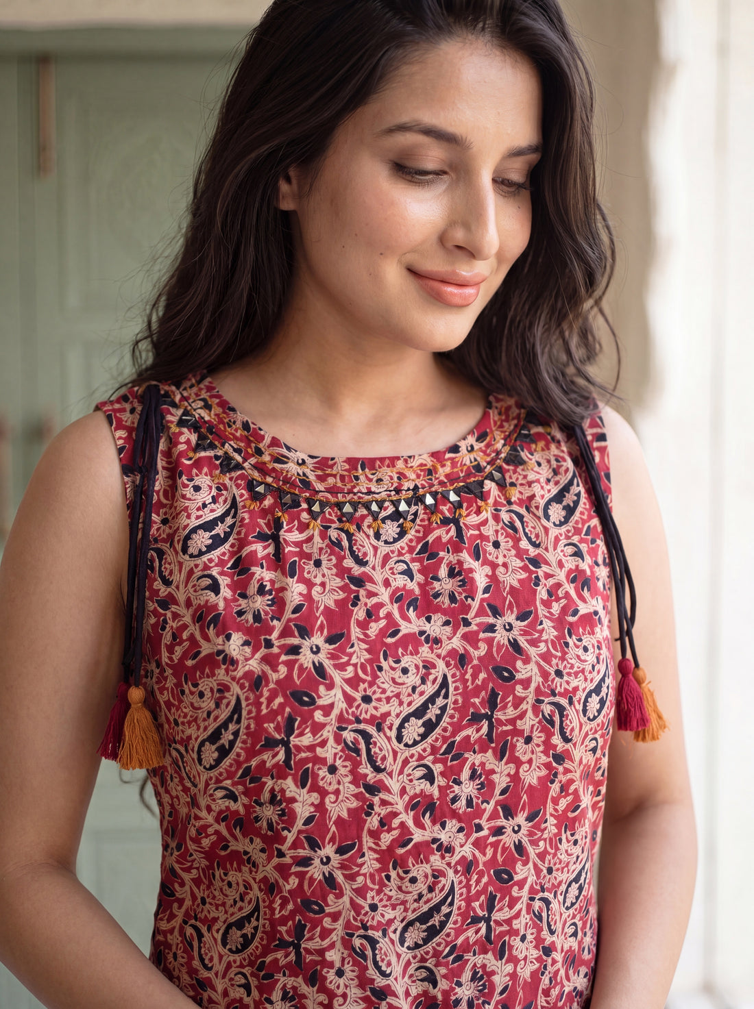 NR-149 Heritage Ajrakh Print Cotton Kurta Set
